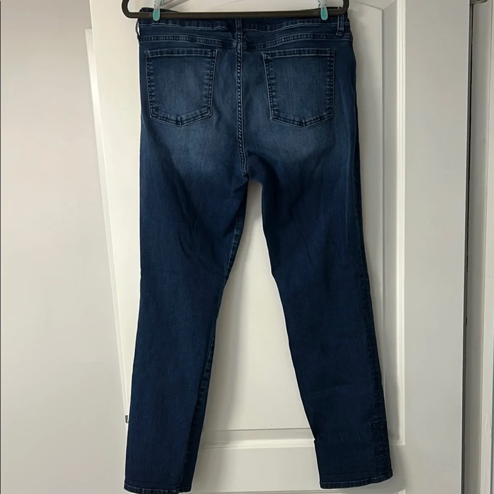 Kut from the Kloth Blue Ankle Cropped Boyfriend Denim - Picture 5 of 8